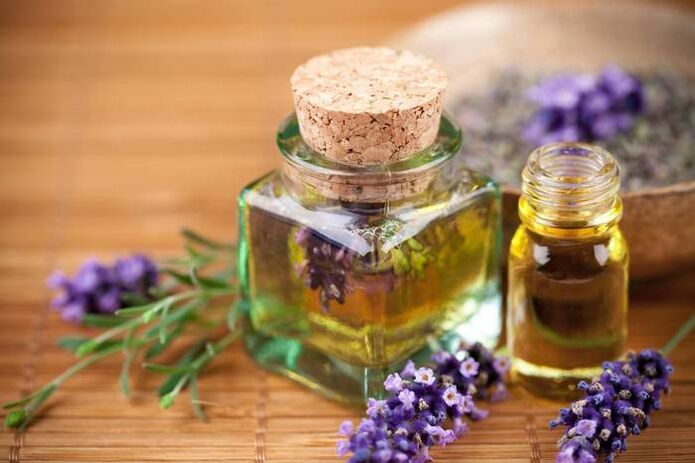 Lavender oil can be used in blends that enhance collagen